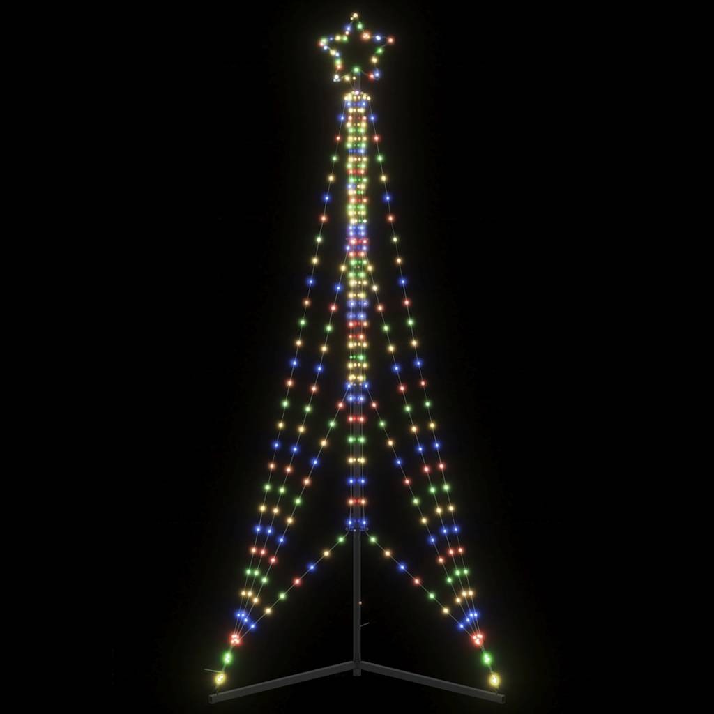Albero Di Natale A Led 483 Led Colorato 240 cm