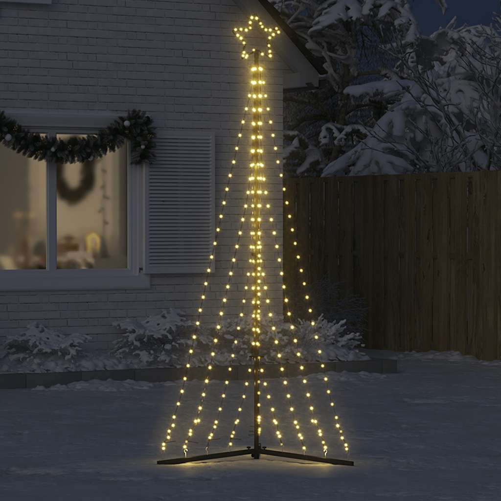 Albero Di Natale A Led 447 Led Bianco Caldo 249 cm - Image 3