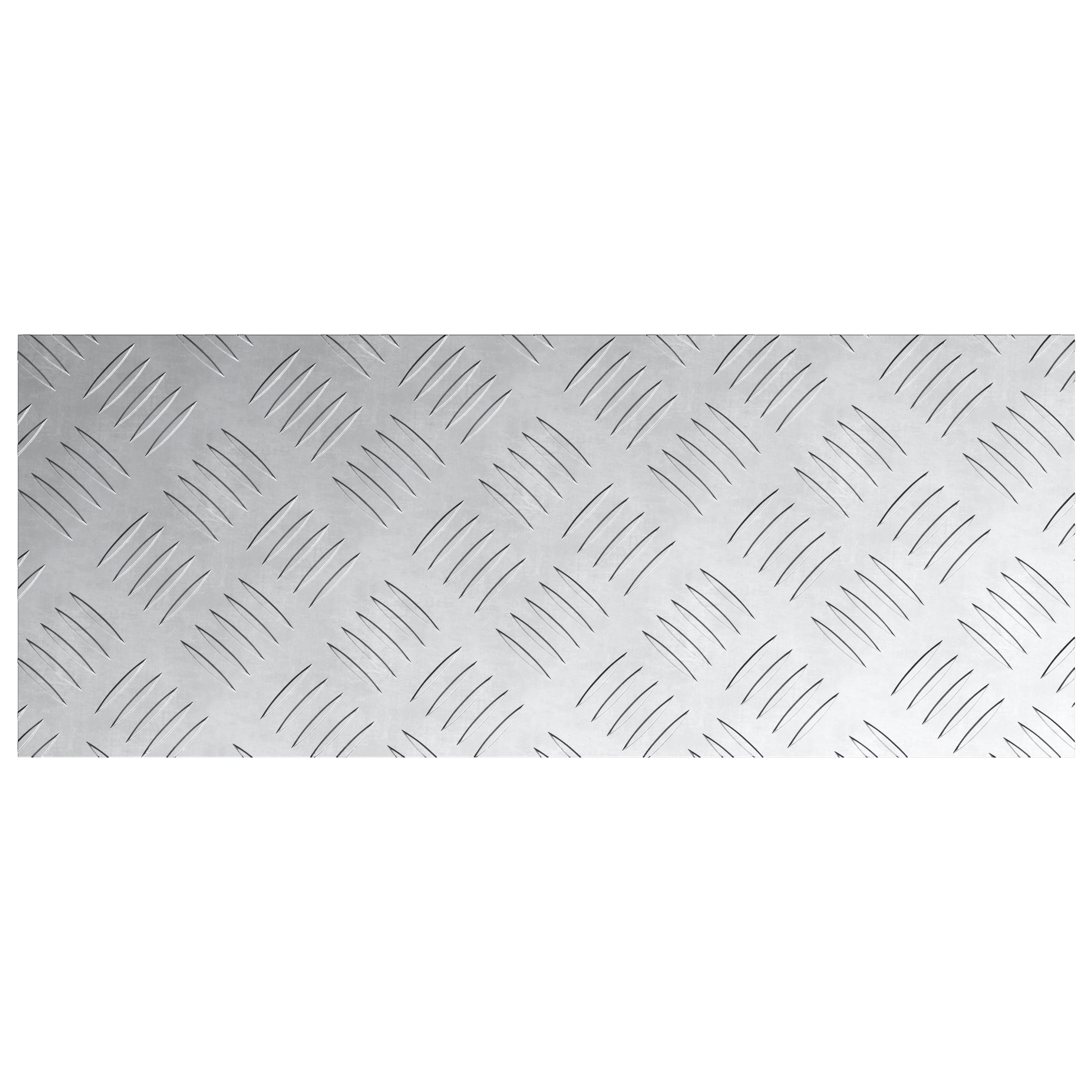 Dischi Quadrati 4 Pcs Argento 50 X 20 Cm Alluminio - Image 5