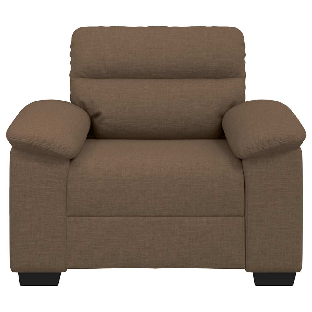 Poltrona Marrone 60 Cm In Tessuto - Image 4
