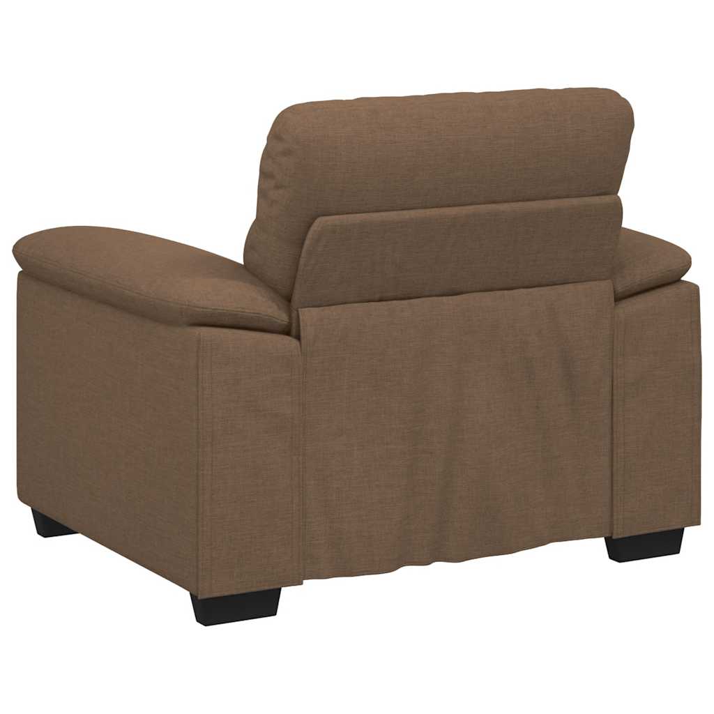 Poltrona Marrone 60 Cm In Tessuto - Image 6