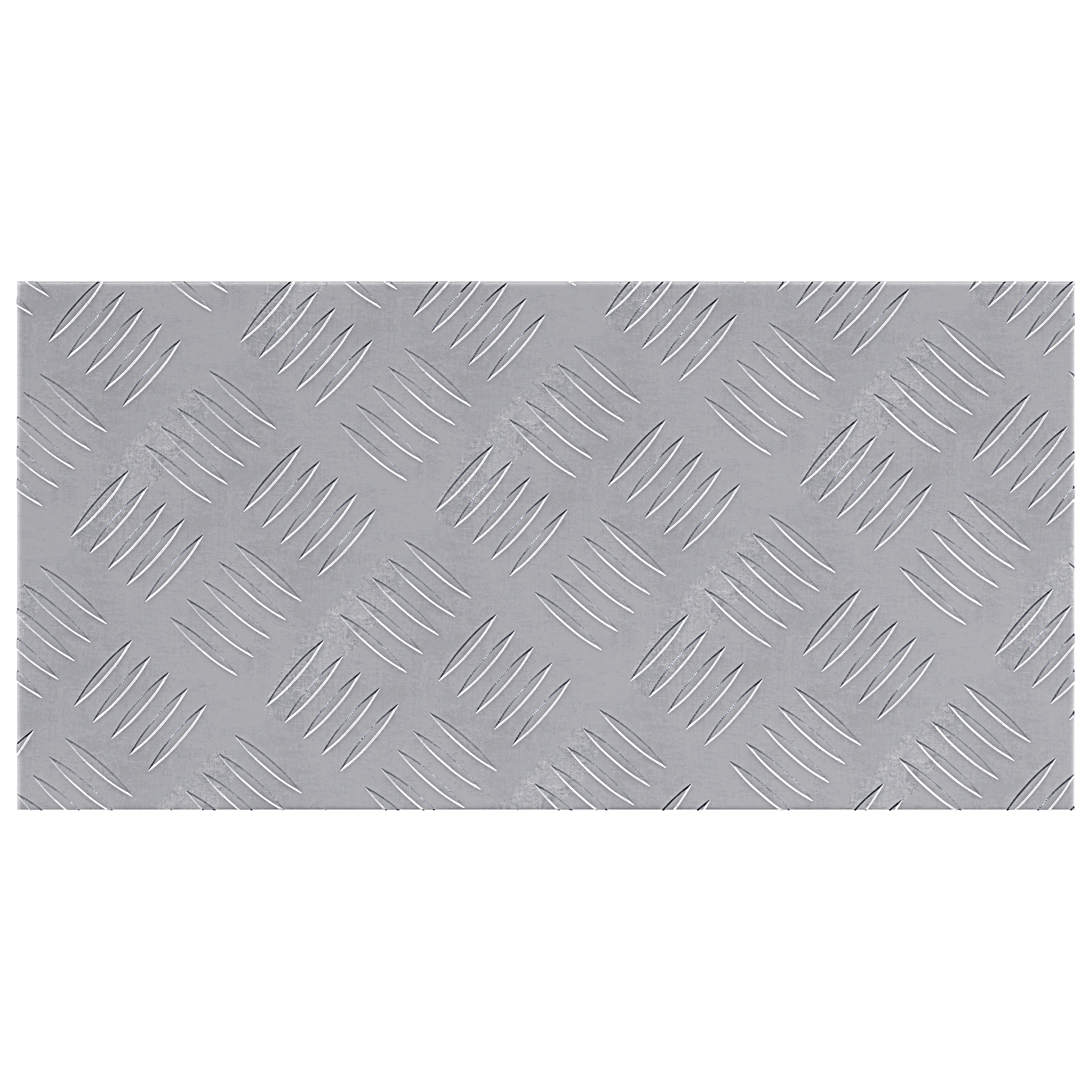 Dischi Quadrati 4 Pcs Argento 50 X 25 Cm Alluminio - Image 6