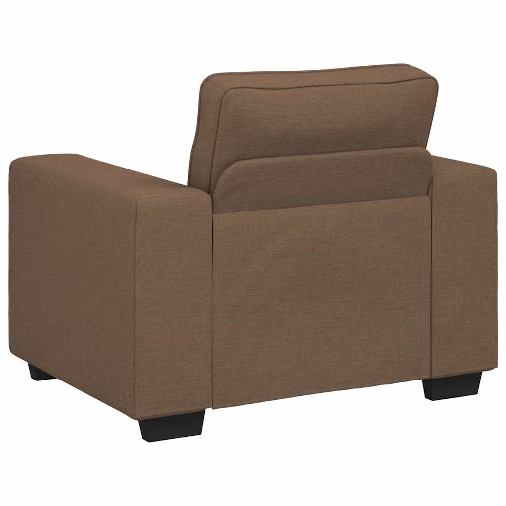 Poltrona Marrone 60 Cm In Tessuto - Image 6
