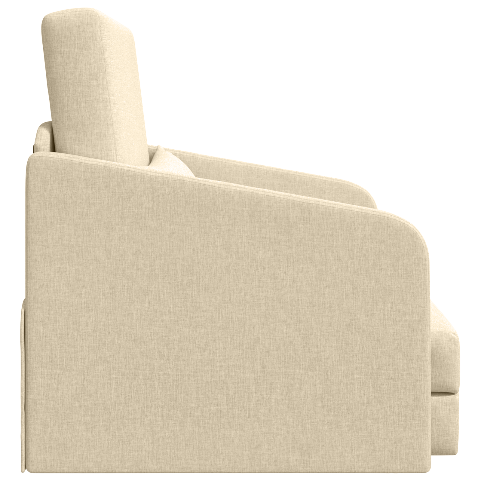 Divano Letto Crema 65 X 80 X 83 Cm Velluto - Image 6