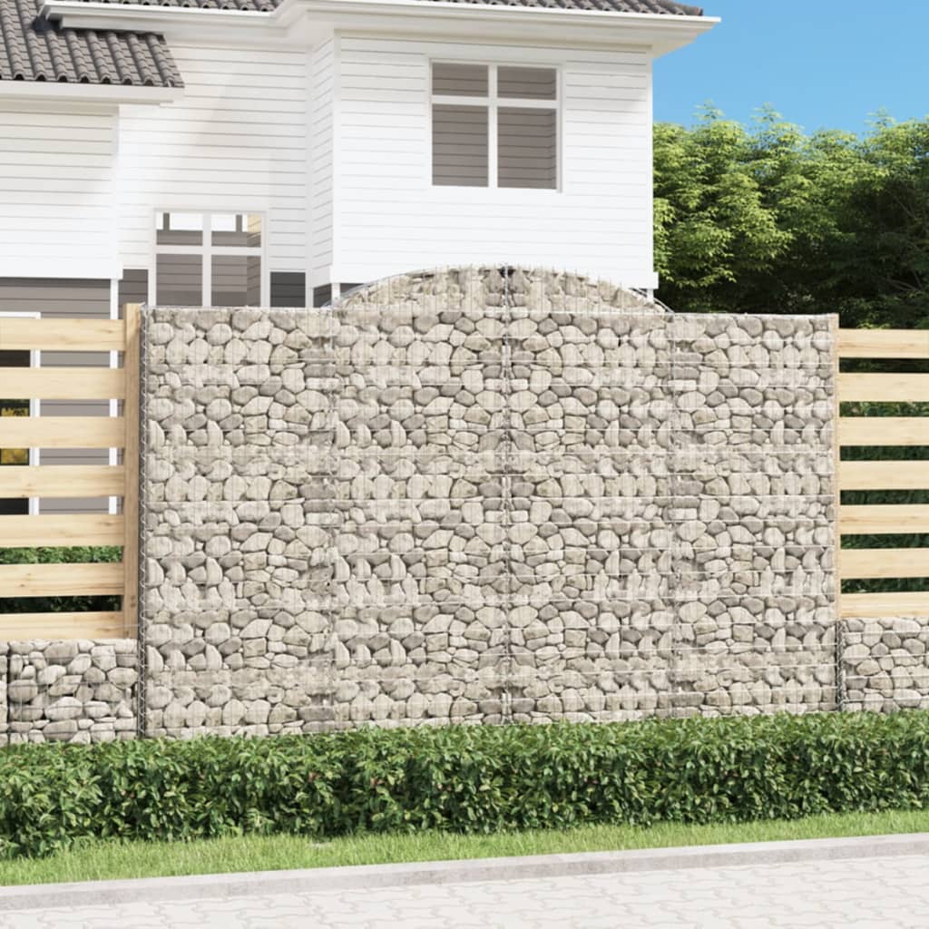 Cesti Gabbioni Ad Arco 3 Pz 300x50x200/220 Cm Ferro Zincato