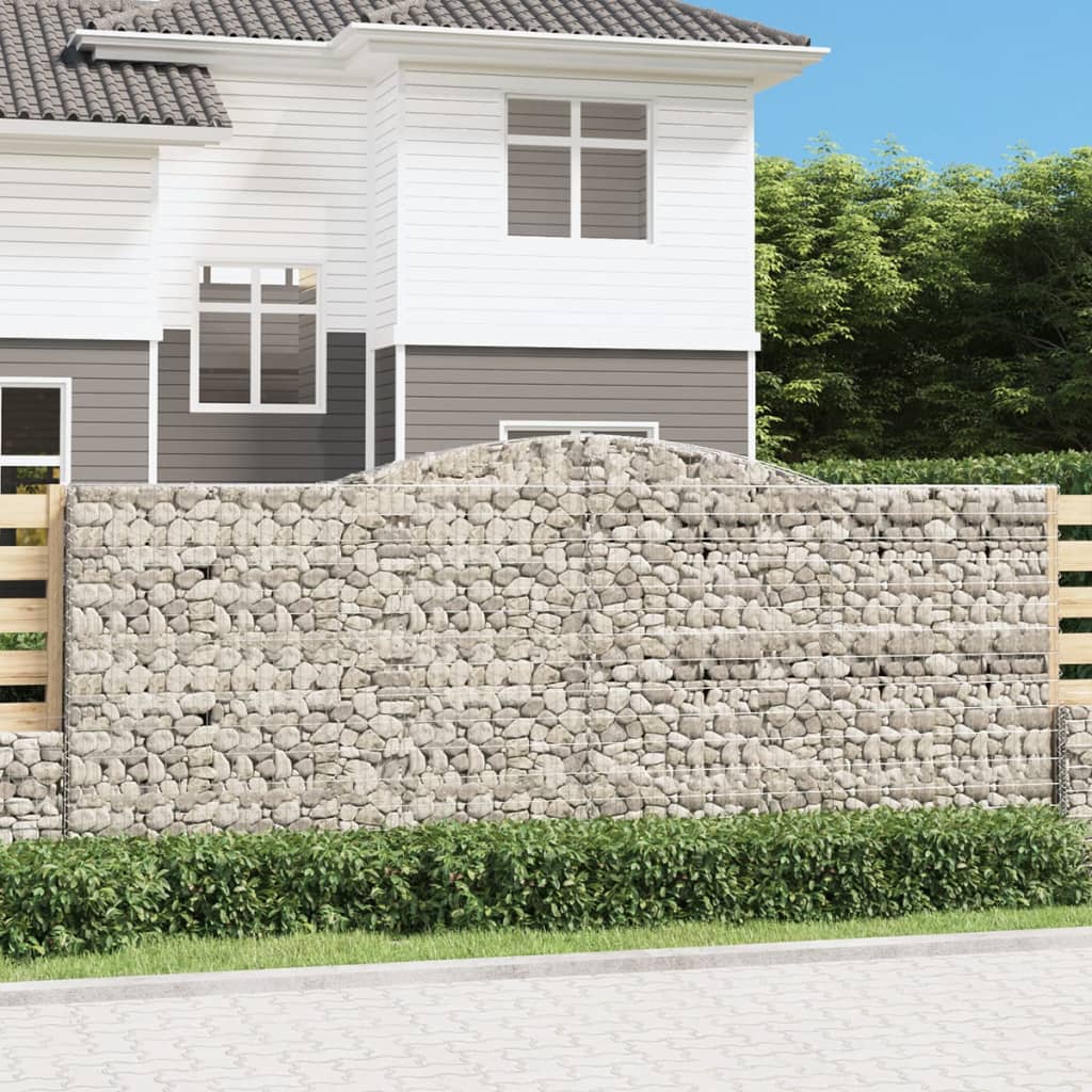 Cesti Gabbioni Ad Arco 7 Pz 400x50x160/180 Cm Ferro Zincato