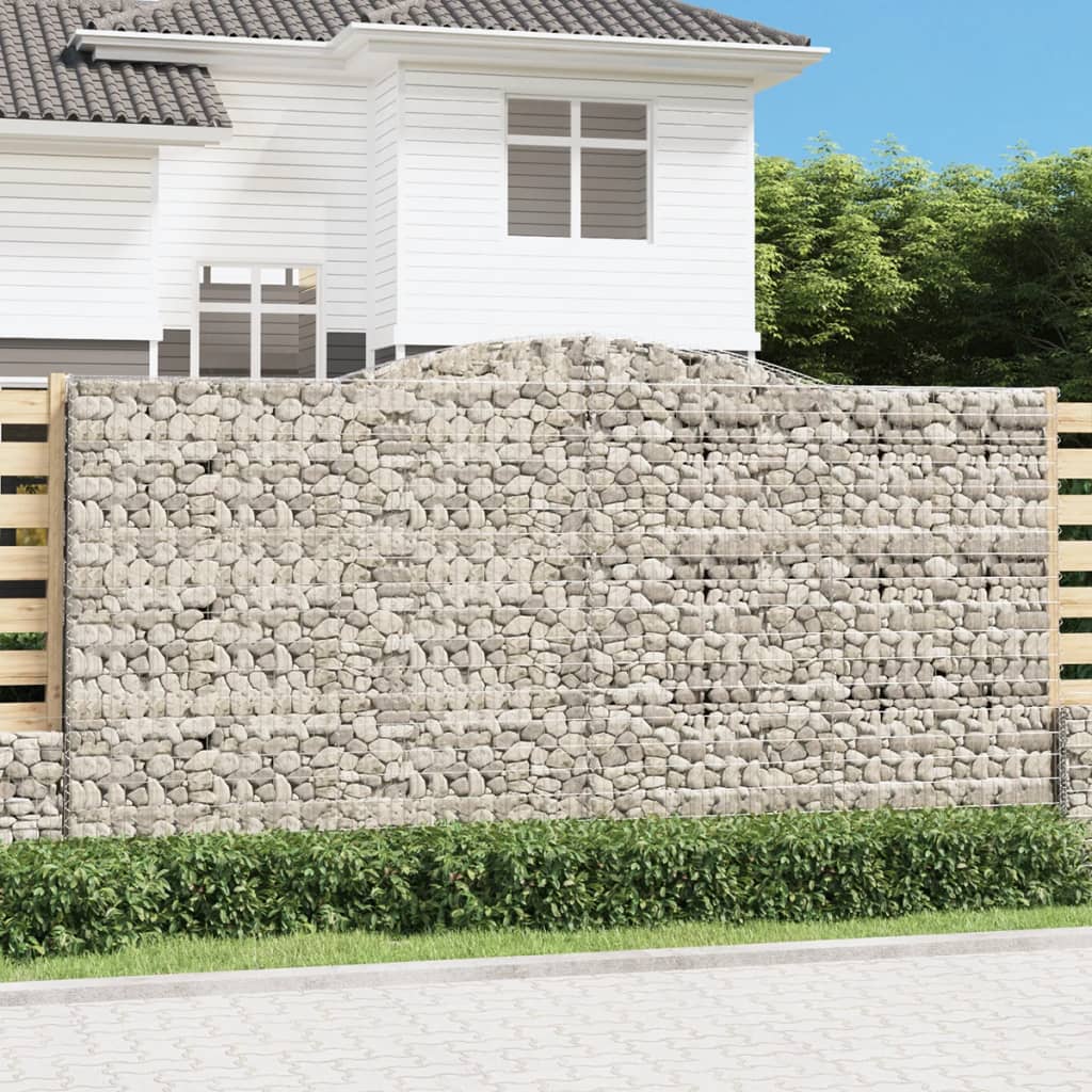Cesti Gabbioni Ad Arco 4 Pz 400x50x200/220 Cm Ferro Zincato