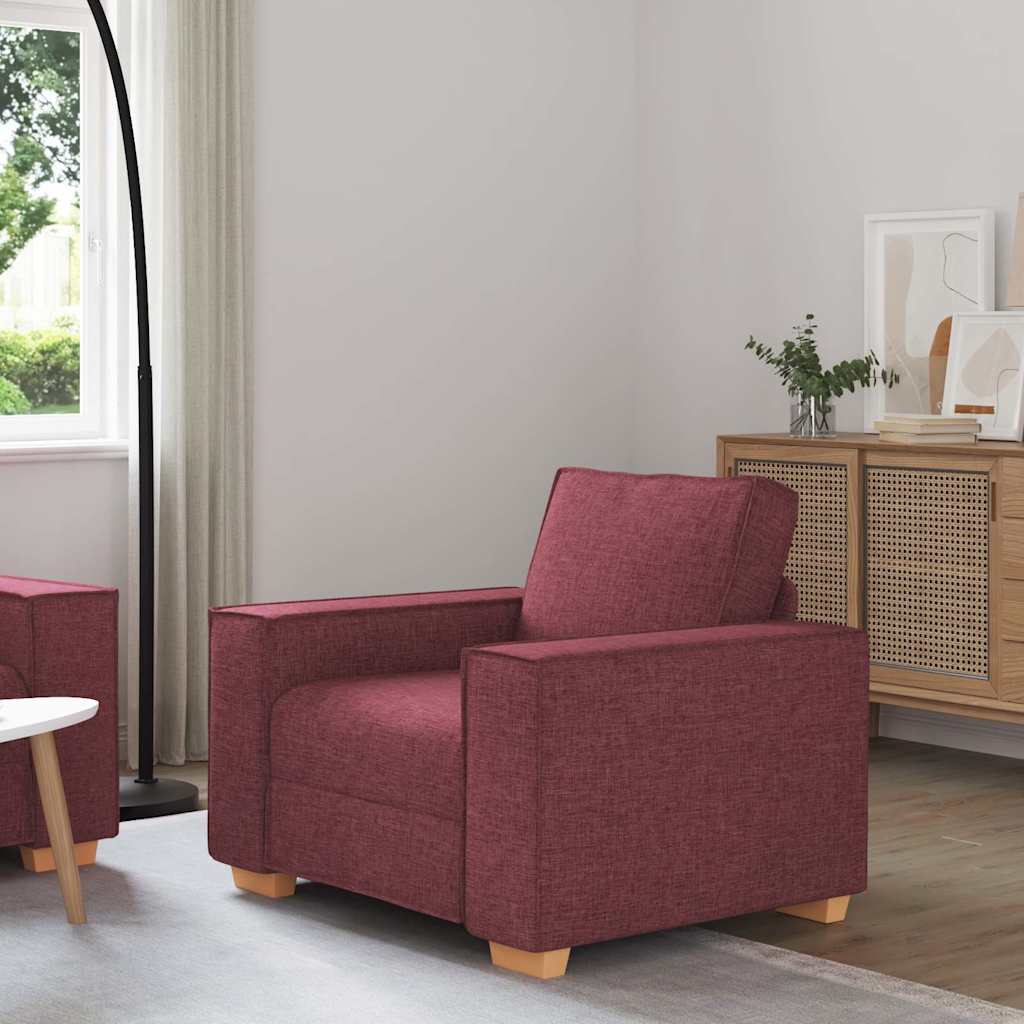 Poltrona Divano Rosso Vino 60 Cm Tessuto