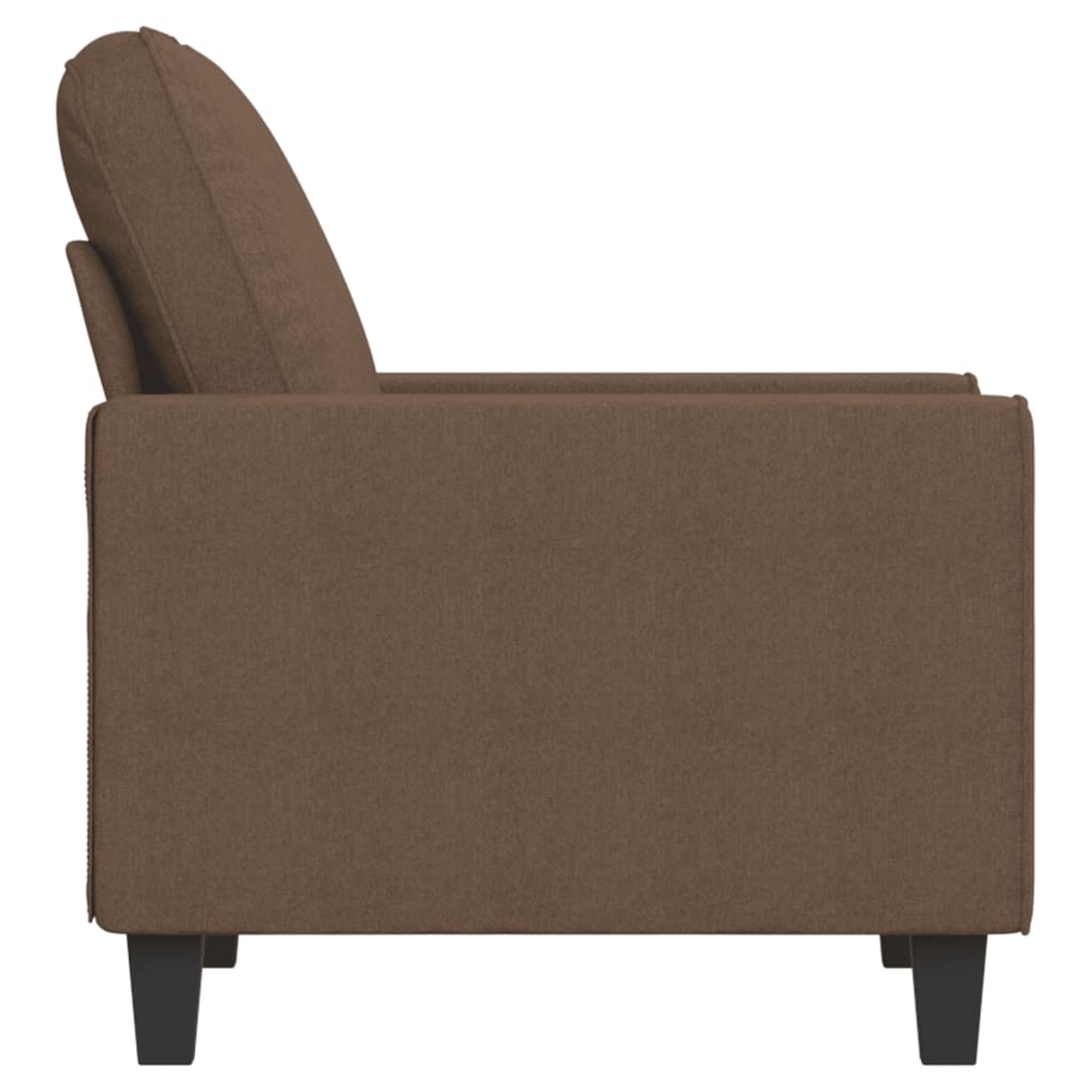 Poltrona Marrone 60 Cm In Tessuto - Image 4