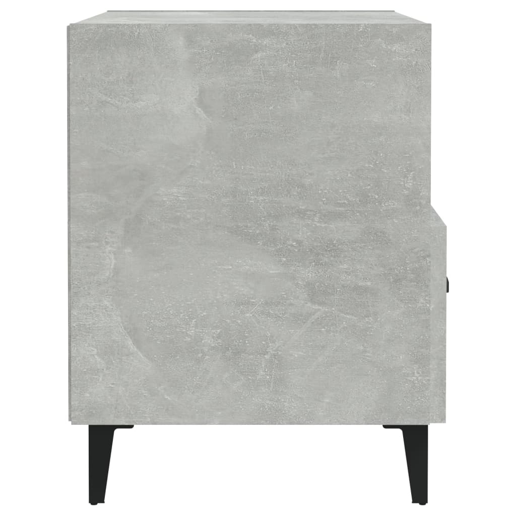 Comodini 2 Pz Grigio Cemento In Legno Multistrato - Image 5