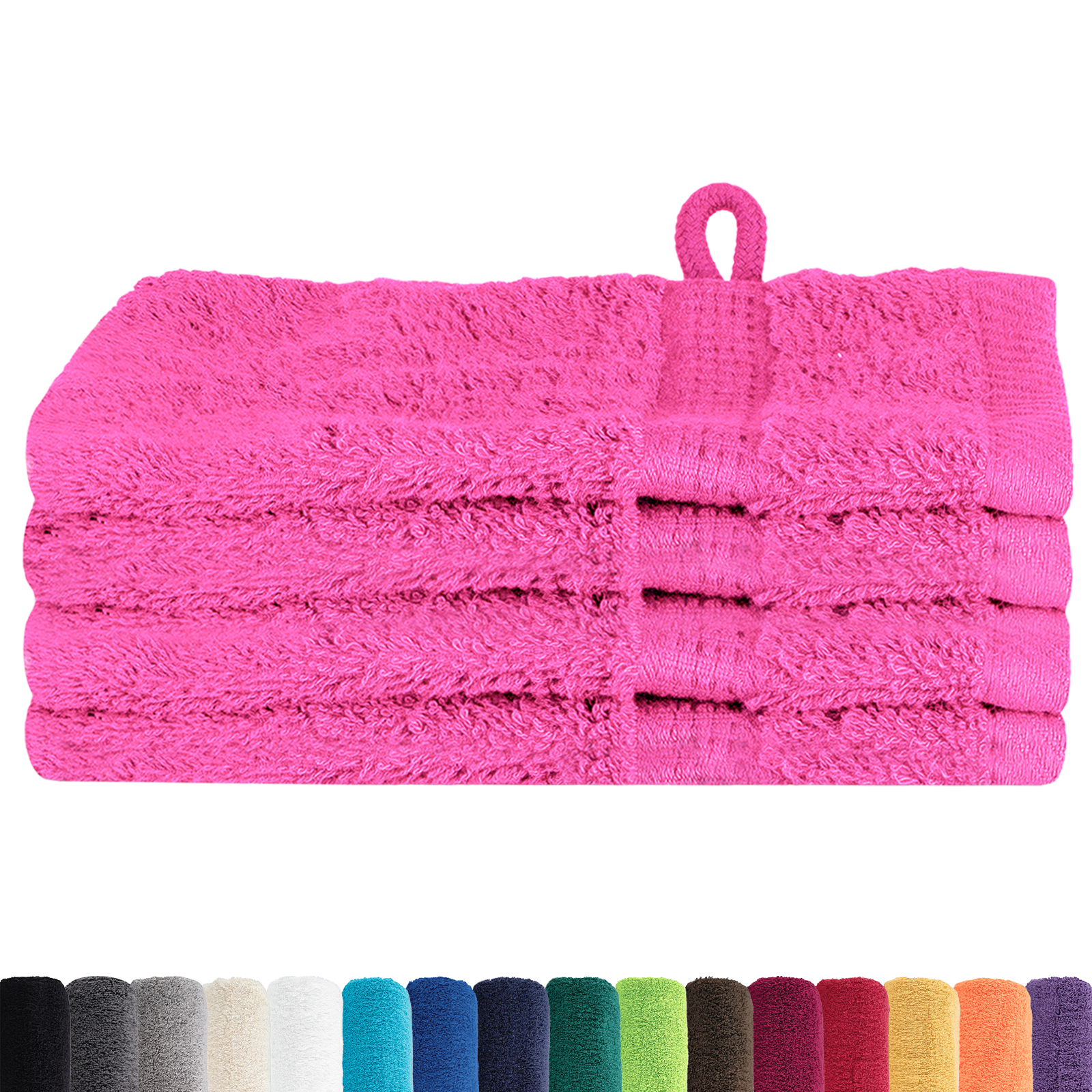 Panni Per Il Viso Solund Rosa Cotone - Image 3