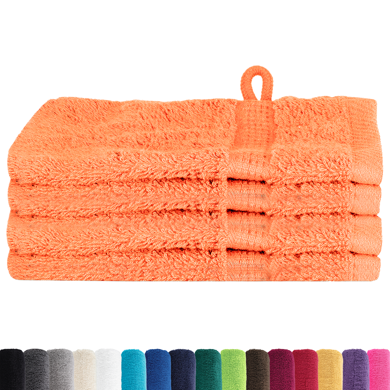 Panni Per Il Viso Solund Arancione Cotone - Image 3