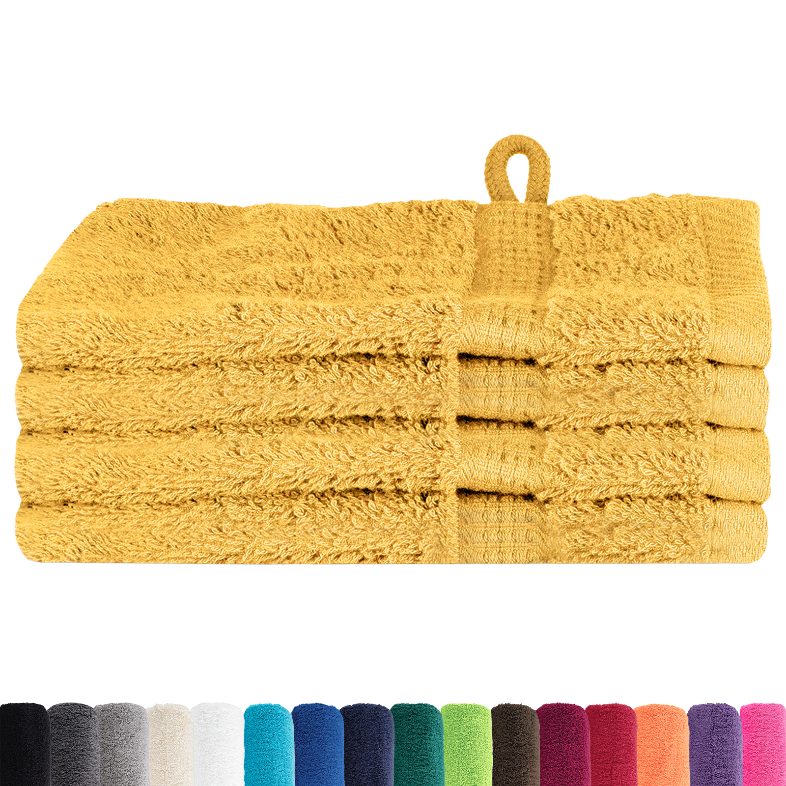 Panni Per Il Viso Solund Oro Cotone - Image 3