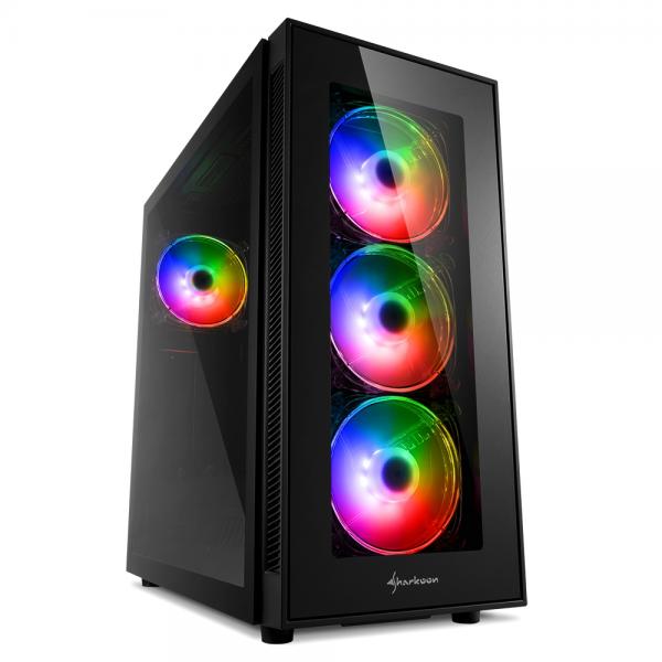 Sharkoon Case Tg5 Pro Rgb, Atx, 2xusb 3.0, 2xusb 2.0, 7 Slots,
