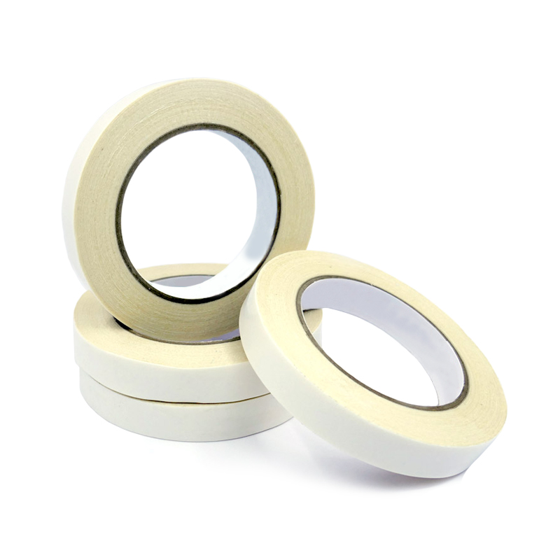 72 Pz - Nastro Carta Gommata Bianca 25mm X 50mt