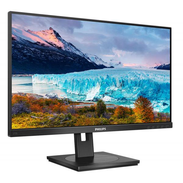 Philips Monitor 27 Led Ips 16:9 Fhd 4ms 250 Cdmpiv, Pivot, Vga/dvi/hdmi/dp, Multimediale - Image 3