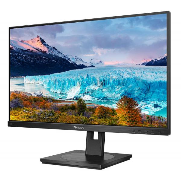 Philips Monitor 27 Led Ips 16:9 Fhd 4ms 250 Cdmpiv, Pivot, Vga/dvi/hdmi/dp, Multimediale - Image 4