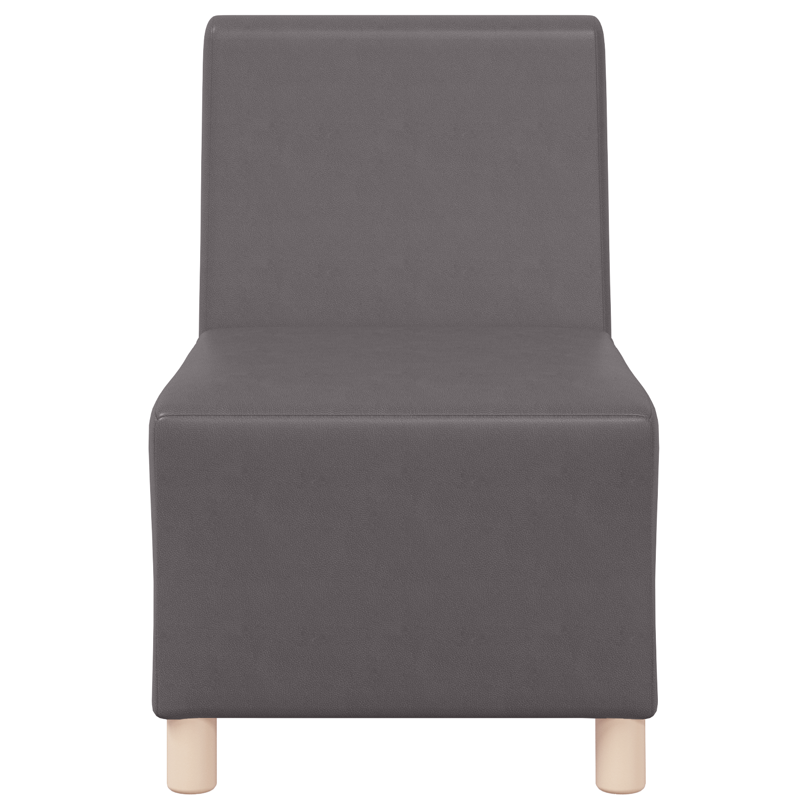 Unità Di Divano Modulare Senza Braccioli 3 Pcs Grigio - Image 5