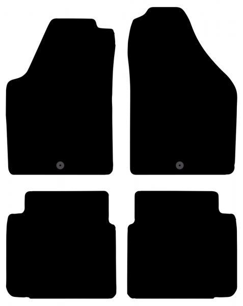 Tappeti Moquette Tailor Fiat Idea 03> - Lancia Musa 07>