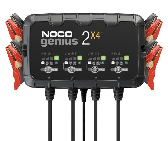 Caricabatterie E Mantenitore Di Carica Genius 6/12v 4a 4 Uscite