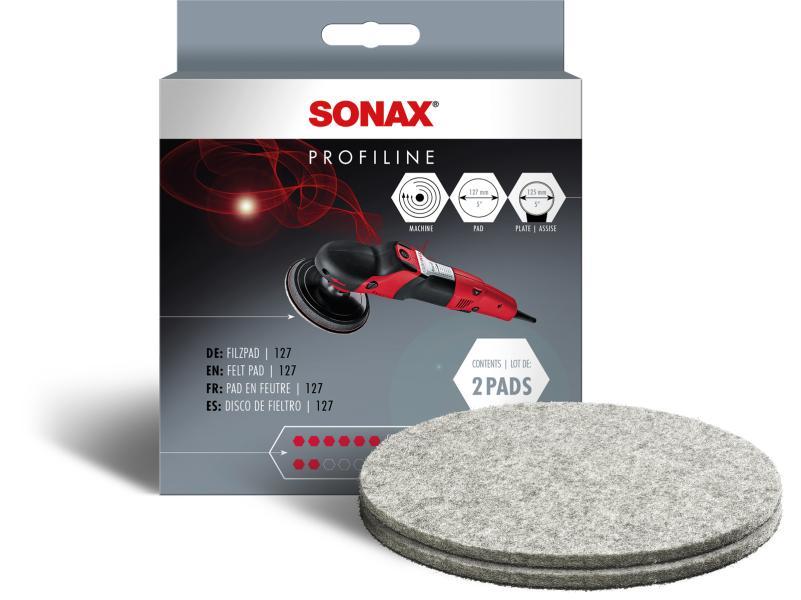 2 Pz Tamponi In Feltro Per Polish Vetro Per Lucidatrice Rotativa Ø 127 mm
