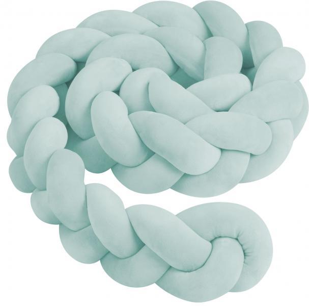 Treccia Paracolpi Per Culla E Lettino Menta