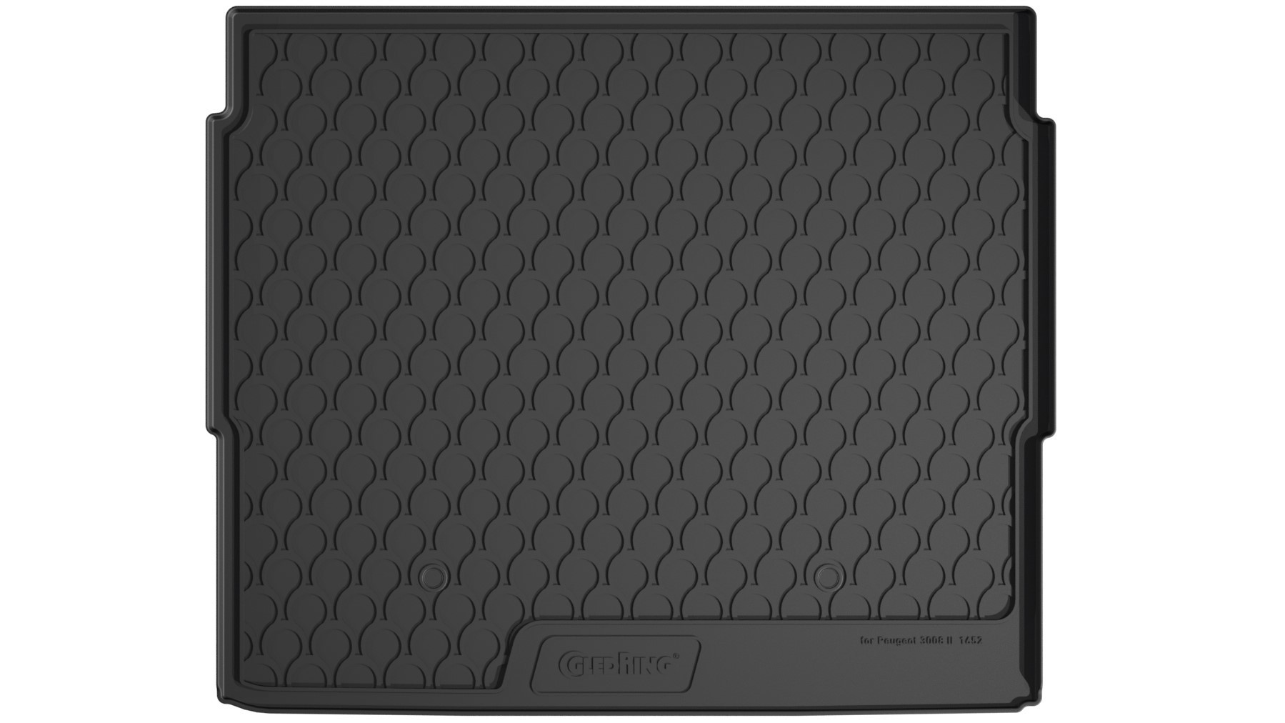 Vasca Baule Su Misura In Gomma Sintetica - Compatibile Per  Peugeot 3008 (10/16>11/23) Baule Alto