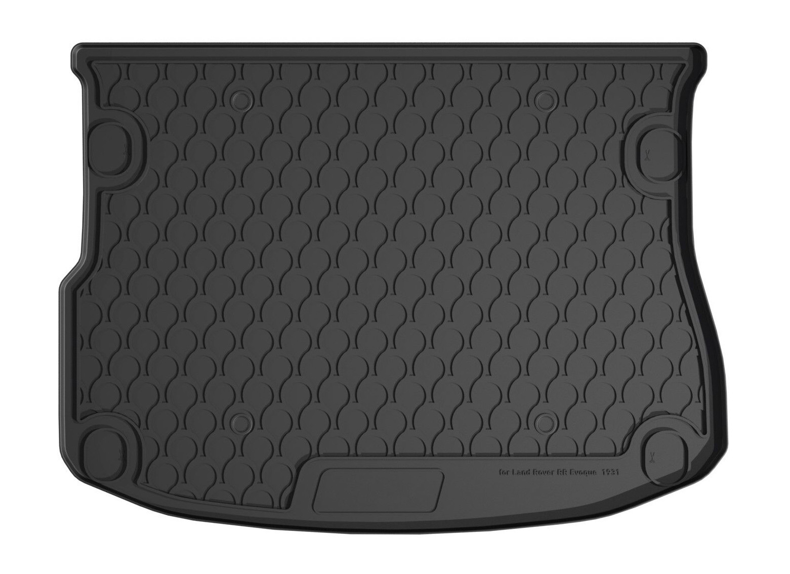 Vasca Baule Su Misura In Gomma Sintetica - Compatibile Per  Land Rover Evoque 3p (04/11>09/18) -  Land Rover Evoque 5p (04/11>12/18)