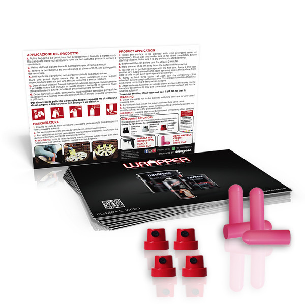Wrapper, Kit Verniciatura 4 Cerchi