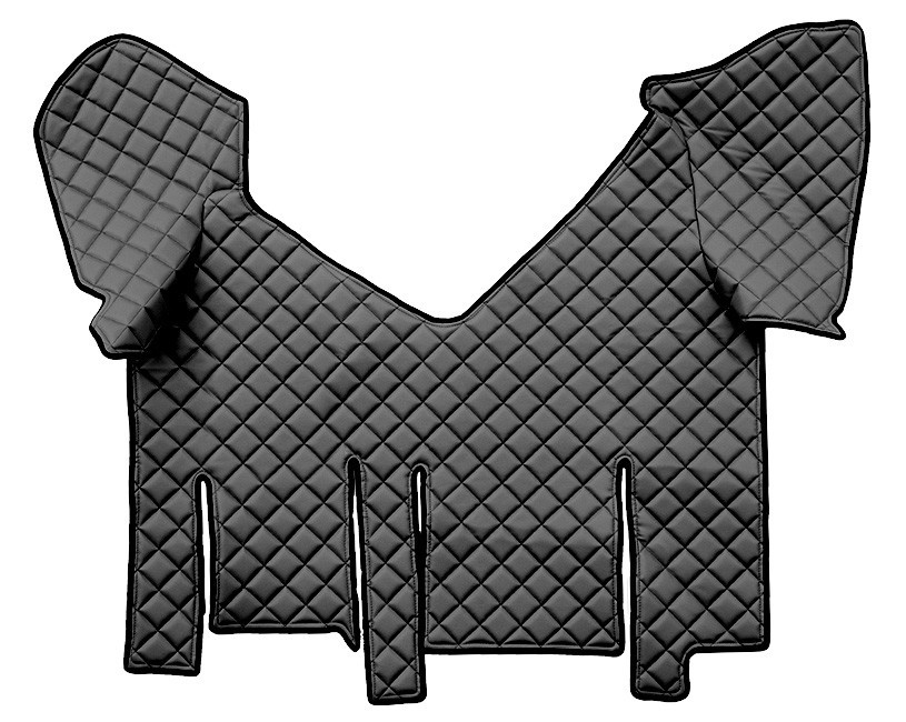 Tappeto Centrale In Skeentex - Nero - Compatibile Per Iveco Stralis (07/12>12/19) Automatico, Cabina Larga, Doppio Frigo Scorrevole - Iveco Stralis X