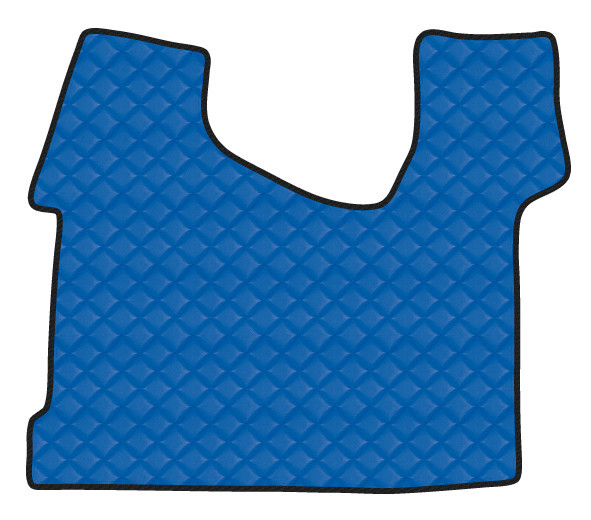 Tappeto Centrale In Skeentex - Blu - Compatibile Per Mercedes Actros Mp4 (09/11>09/19) Cabina Stretta, Tunnel - Mercedes Actros Mp5 (10/19>) Cabina S