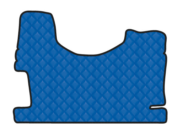 Tappeto Centrale In Skeentex - Blu - Compatibile Per Mercedes Actros Mp3 (06/08>12/13) Tunnel Alto