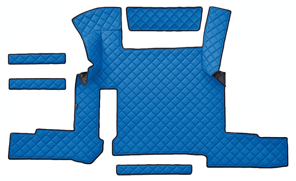 Tappeto Centrale In Skeentex - Blu - Compatibile Per Man Tgx (01/17>06/20) Automatico, 1 Cassetto