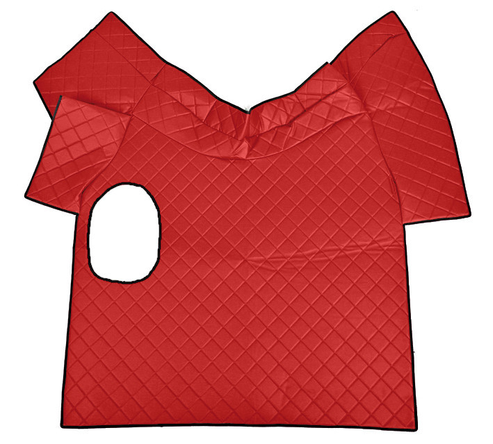 Tappeto Centrale In Skeentex - Rosso - Compatibile Per Volvo Fh Serie 3 (08/02>08/12) Manuale, Leva Piccola