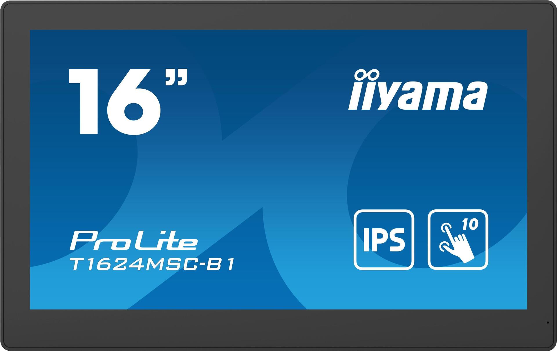 Iiyama T1624msC-B1 SignagE-Display Interaktiver Flachbildschirm 39,6 Cm (15.6" ) Ips 450 Cd/m² Full Hd Schwarz Touchscreen 24/7 [energieklasse G] (t1