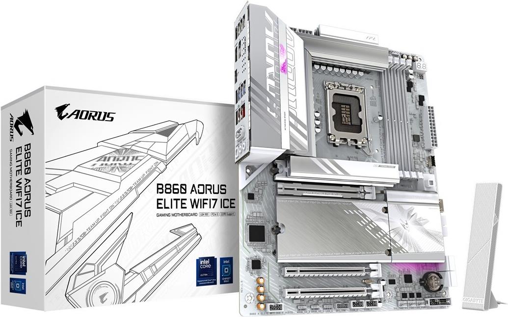 Gigabyte Mb Gbt Intel 1851 B860 A Elite Wf7 Ice (b860 A Elite Wf7 Ice)