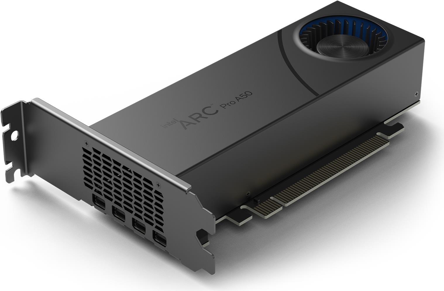 Intel Arc Pro A50 - Grafikkarten - Arc Pro A50 - 6gb Gddr6 - Pcie 4,0 X16 - 2 X Displayport, 2 X Hdmi - Bulk (23p6pc00ba)