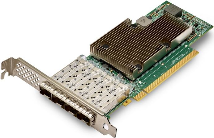 Broadcom Netxtreme E-Series P425g - Netzwerkadapter - Pcie 4,0 X16 LoW-Profile - 10/25 Gigabit Sfp28 X 4 (bcm957504-P425g)