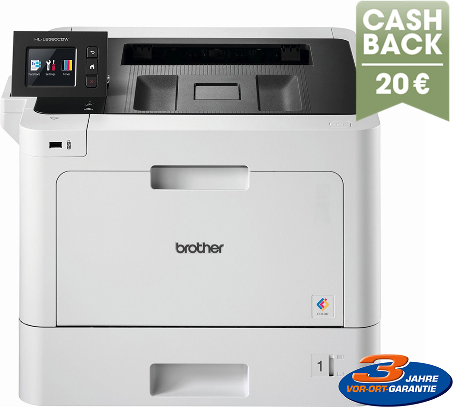 Brother HL-L8360cdw - Drucker - Farbe - Duplex - Laser - A4/legal - 2400 X 600 Dpi - Bis Zu 31 Seiten/min. (s/w) / Bis Zu 31 Seiten/min. (farbe) - ka
