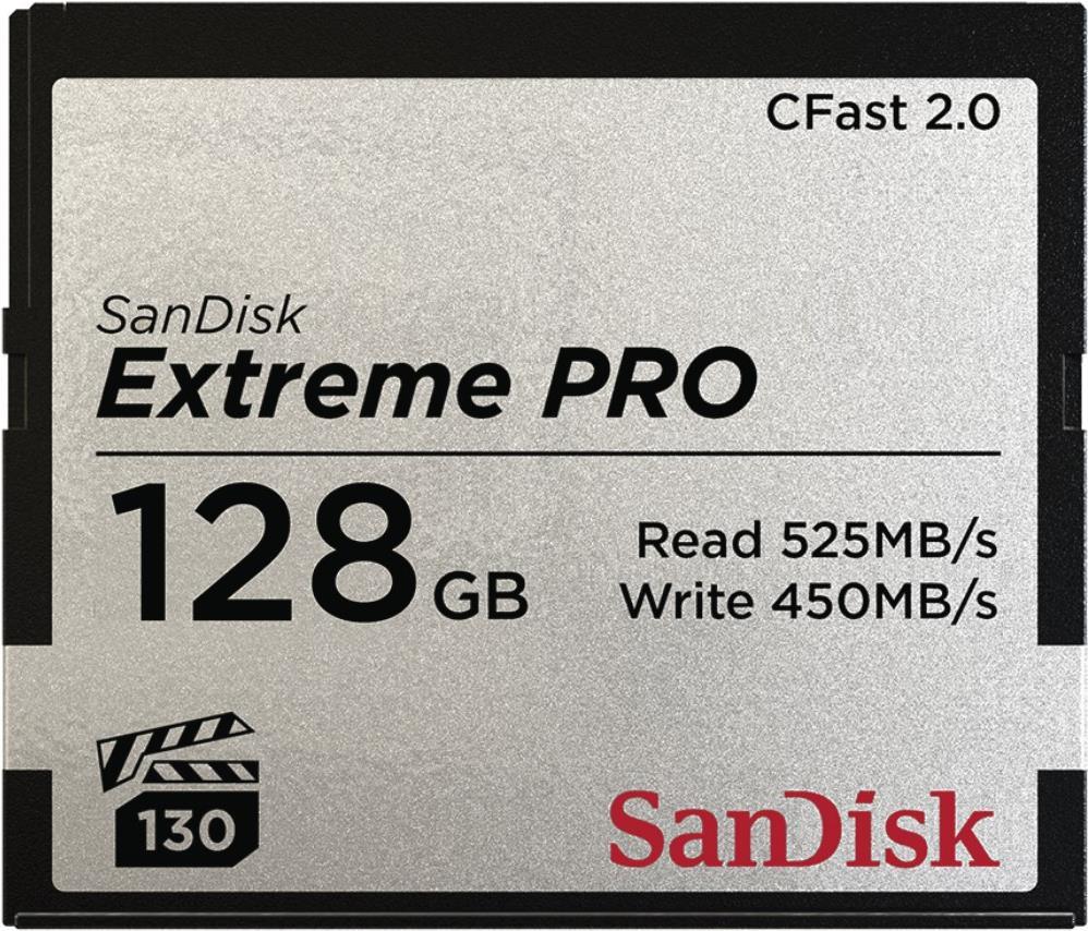 Sandisk Extreme Pro - FlasH-Speicherkarte - 128 Gb - Cfast 2.0