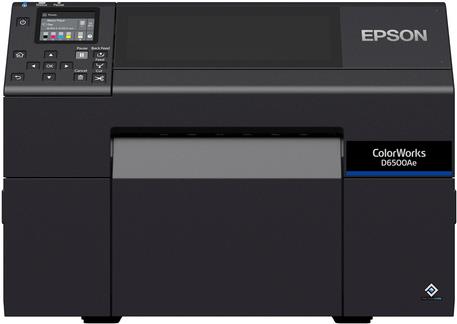 Colorworks D6500 Dye Ink, Cutter, Disp., Usb, Ethernet, Schwarz FarB-Etikettendrucker, Tintenstrahl (mehrfarbig), Medienbreite (max): 216 Mm, Druckbr