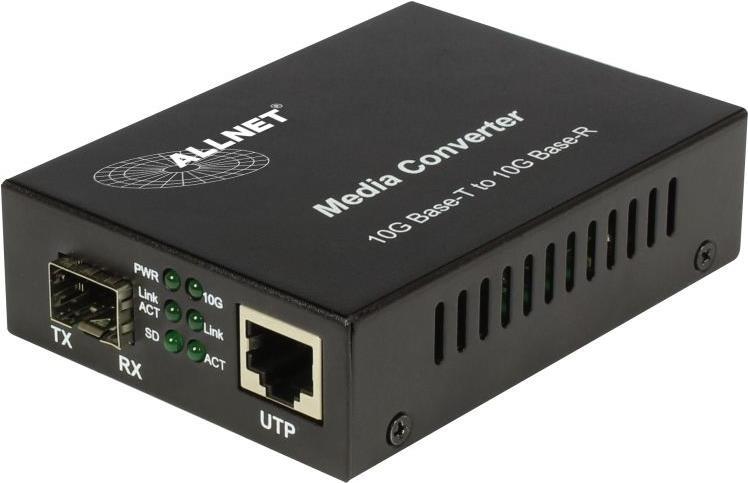 Allnet AlL-Mc109-Sfp+ Netzwerk Medienkonverter 10000 Mbit/s Schwarz (alL-Mc109-Sfp+)
