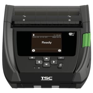 Tsc AlphA-40l UsB-C, Bt, Wlan, Nfc, 8 Punkte/mm (203dpi), Linerless, Rtc, Display Mobildrucker, Retail, Industrie, Lager, Thermodirekt, Auflösung: 8