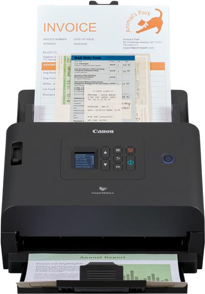 Canon Imageformula DR-S250n - Dokumentenscanner - Contact Image Sensor (cis) - Duplex - 216 X 5588 Mm - 600 Dpi X 600 Dpi - Automatischer Dokumentene
