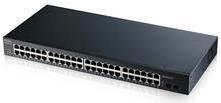 Zyxel Gs1900-48 - Switch - Smart - 48 X 10/100/1000 + 2 X Gigabit Sfp - Desktop, An Rack Montierbar, Wandmontierbar (gs1900-48-Eu0102f)