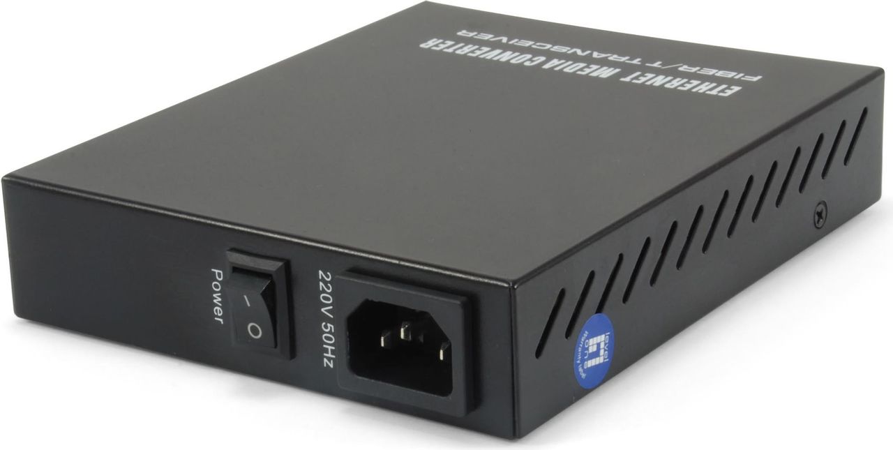 Levelone GvM-1220 - Medienkonverter - Ethernet, Fast Ethernet - 10basE-T, 100basE-Tx, 1000basE-T, 1000basE-X - RJ-45 / SC-Einzelmodus - Bis Zu 20 km