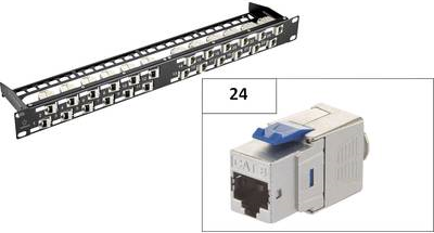 Renkforce Ksv8 24 Port NetzwerK-Patchpanel Cat 8.1 1 He (rF-3829134)