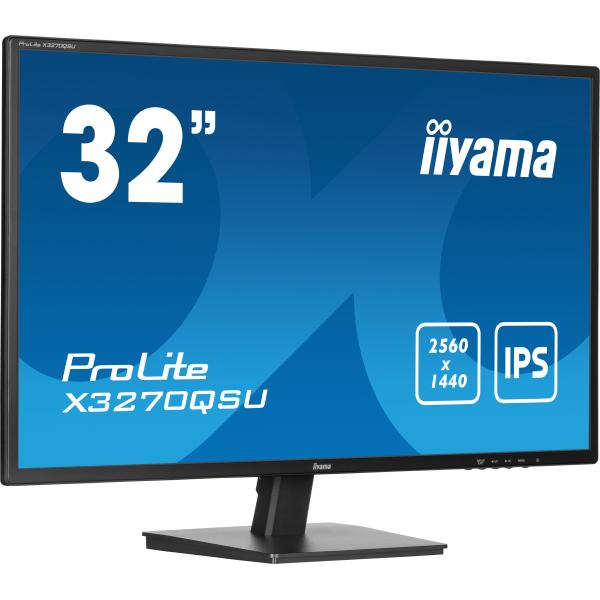 Iiyama Prolite X3270qsU-B1 Monitor Pc 80 Cm [31.5] 2560 X 1440 Pixel Wide Quad Hd Led Nero (iiyama Prolite X3270qsU-B1 - Monitor A Led - 32 [31.5 Vis