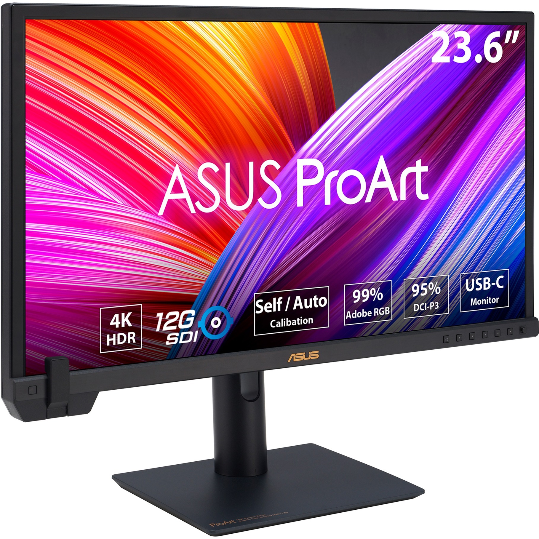 Asus Proart Pa24us - LeD-Monitor - 61.2 Cm (24.1") (23.6" Sichtbar) - 3840 X 2160 4k @ 60 Hz - Ips - 600 Cd/m² - 1000:1 - Displayhdr 600 - 5 Ms - 2xh