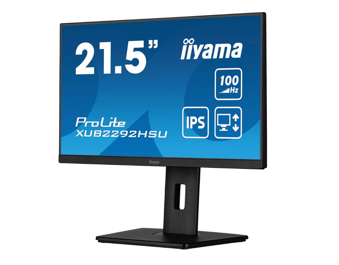 Iiyama Prolite Xub2292hsU-B6, 54,6cm (21,5''), Full Hd, Usb, Kit (usb), Schwarz Tft Monitor, Bildschirmdiagonale: 54,6 Cm (21,5''), Auflösung: 1920x1